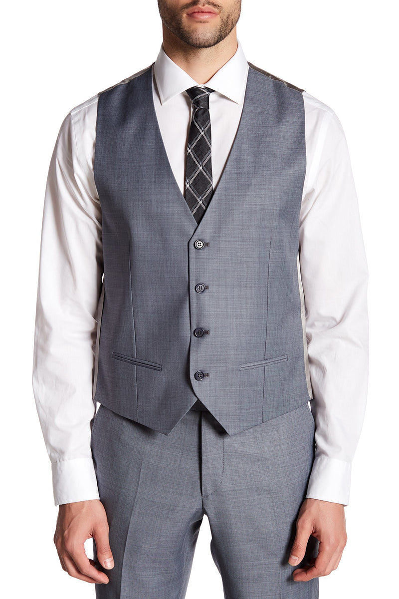 Merino Wool Vest - Grey