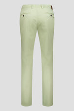 Slim Cotton Tencel Trousers - Green