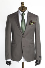 Merino Wool Suit - Stone