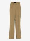 Virgin Wool Tailored Trousers - Light Camel