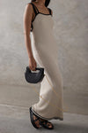 Waffle Knit Dress - Clay