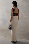 Waffle Knit Dress - Clay