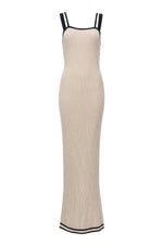 Waffle Knit Dress - Clay