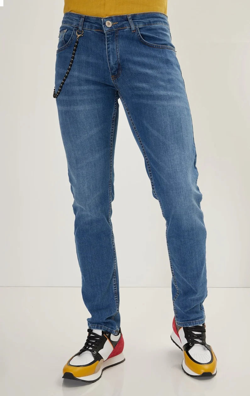 Classic Slim Fit Denim - Blue
