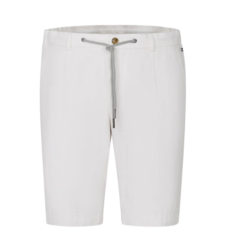 Cotton Linen Shorts - White