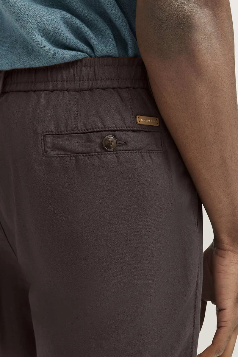 Lightweight Cotton Shorts - Brown