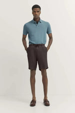 Lightweight Cotton Shorts - Brown