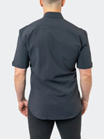 Solid Performance Short Sleeve Shirt - Black