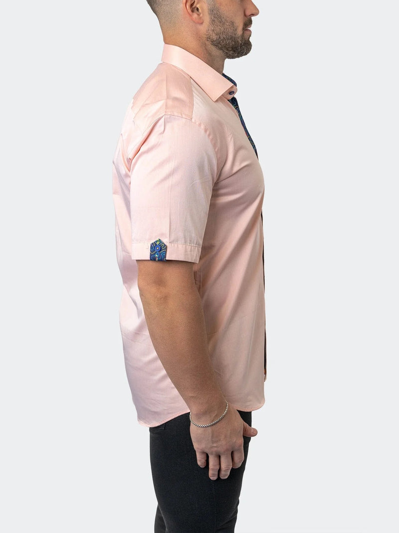Solid Short Sleeve with Cuff - Orange