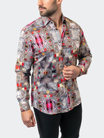 Ornate Print Long Sleeve Shirt - Multi