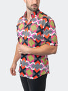 Vibrant Print Short Sleeve Shirt - Multi