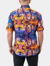 Bold Lion Print Short Sleeve Shirt - Multi