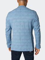 Unconstructed Stretch Blazer - Rain Blue