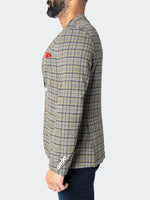 Unconstructed Stretch Blazer - Yellow Plaid