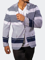 Unconstructed Knit Blazer - Navy