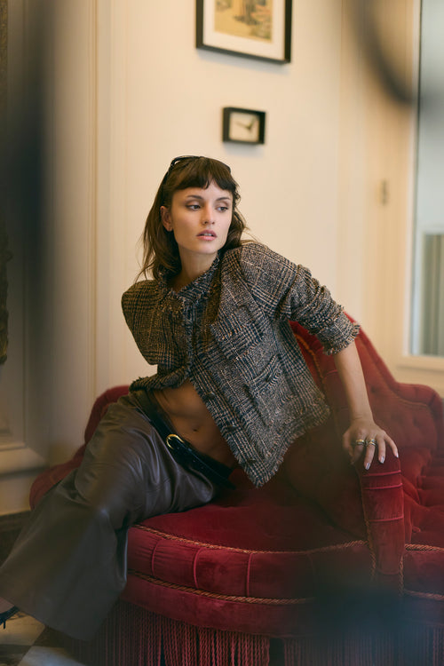 Virgin Wool Jacket - Brown