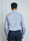 Modern Fit | Multi Dot Print Long Sleeve Shirt - Blue