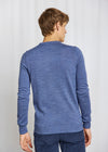 Extrafine Merino Wool Crewneck Sweater - Ocean