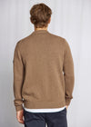 Button Knit Cardigan - Brown
