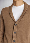 Button Knit Cardigan - Brown