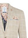 Travel Check Blazer - Sand