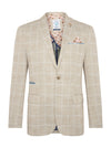 Travel Check Blazer - Sand