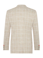 Travel Check Blazer - Sand