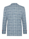 Travel Check Blazer - Cobalt Blue
