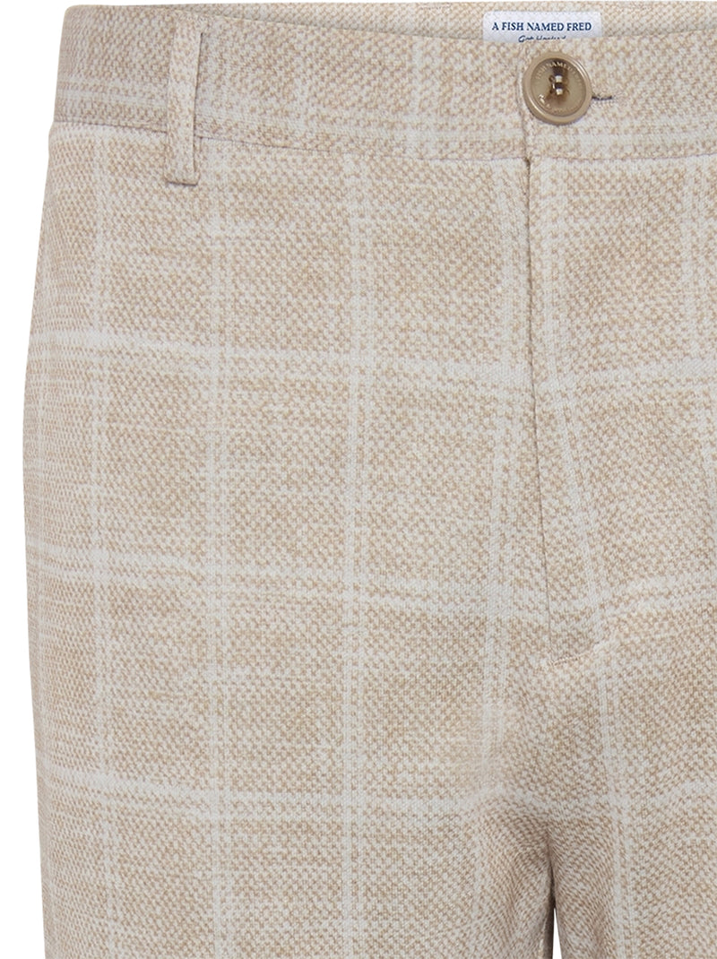 Travel Check Pants - Sand