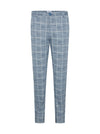 Travel Check Pants - Cobalt Blue