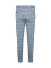Travel Check Pants - Cobalt Blue