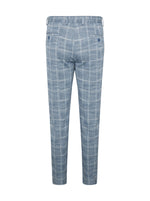 Travel Check Pants - Cobalt Blue