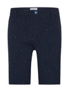 Chalk Stripe Seersucker Shorts - Navy