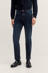 Premium Soft Cotton Stretch Denim - Navy