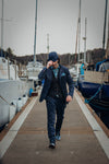 Rib Corduroy Blazer - Navy