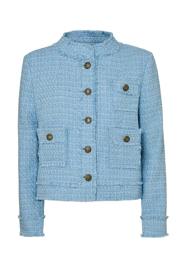 Italian Tweed Jacket - Blue