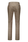Soft Brushed Check Winter Trousers - Light Brown