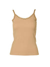 Luna Ribbed Top - Camel