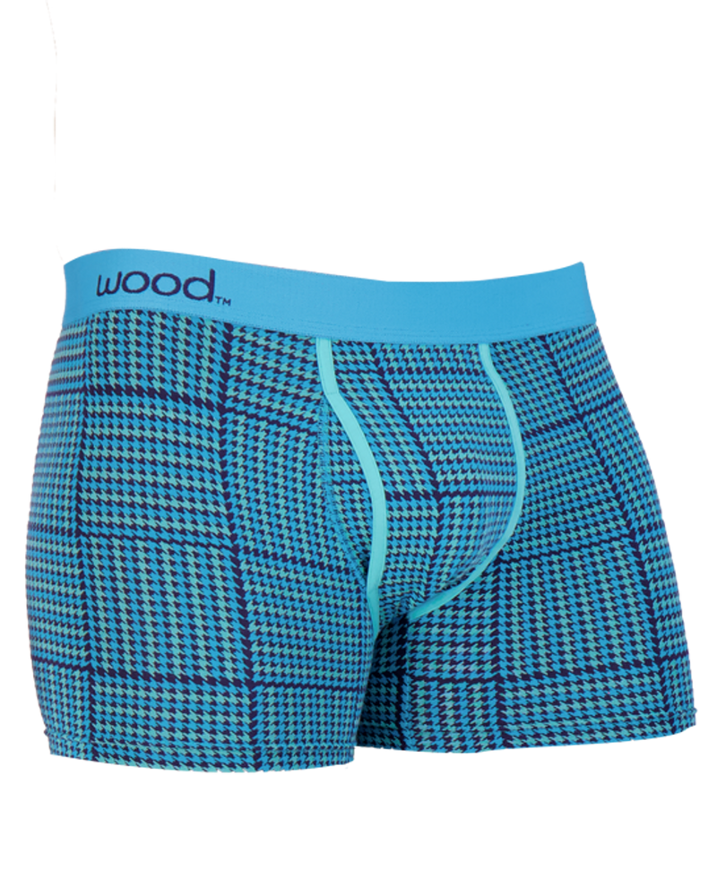 Boxer Briefs - Blue Houndstooth