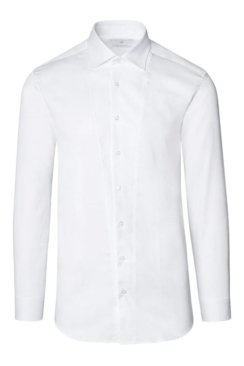 dress men tuxedo shirt white short sleeve Men's Short Sleeve Wing-Tip Collar Tuxedo Shirt