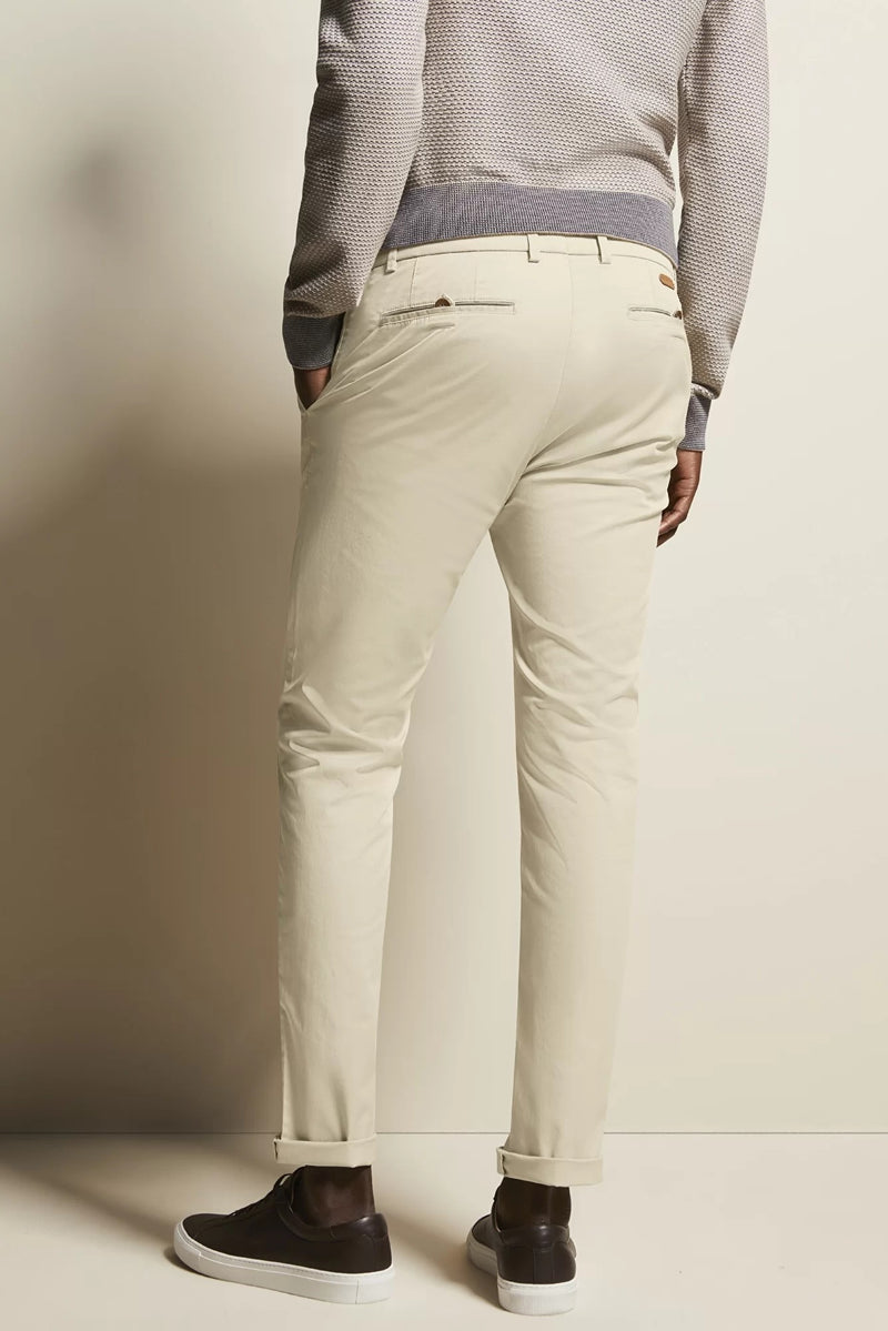 Organic Cotton Lightweight Trousers - Beige