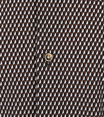 Slim Fit | Printed Performance Long Sleeve Shirt - Brown/Black