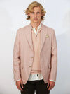 Italian Summer Tweed Blazer - Pink