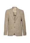 Italian Wool Cotton Linen Blazer - Sand
