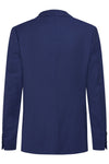 Fisheye Pattern Virgin Wool Suit - Blue