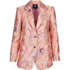 Tanya Metallic Blazer - Pink Mist