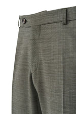 Italian Wool Suit - Olive Green