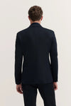 Marzotto Wool Solid Blazer - Black