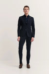Marzotto Wool Solid Blazer - Black