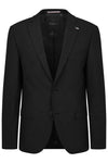 Marzotto Wool Solid Blazer - Black